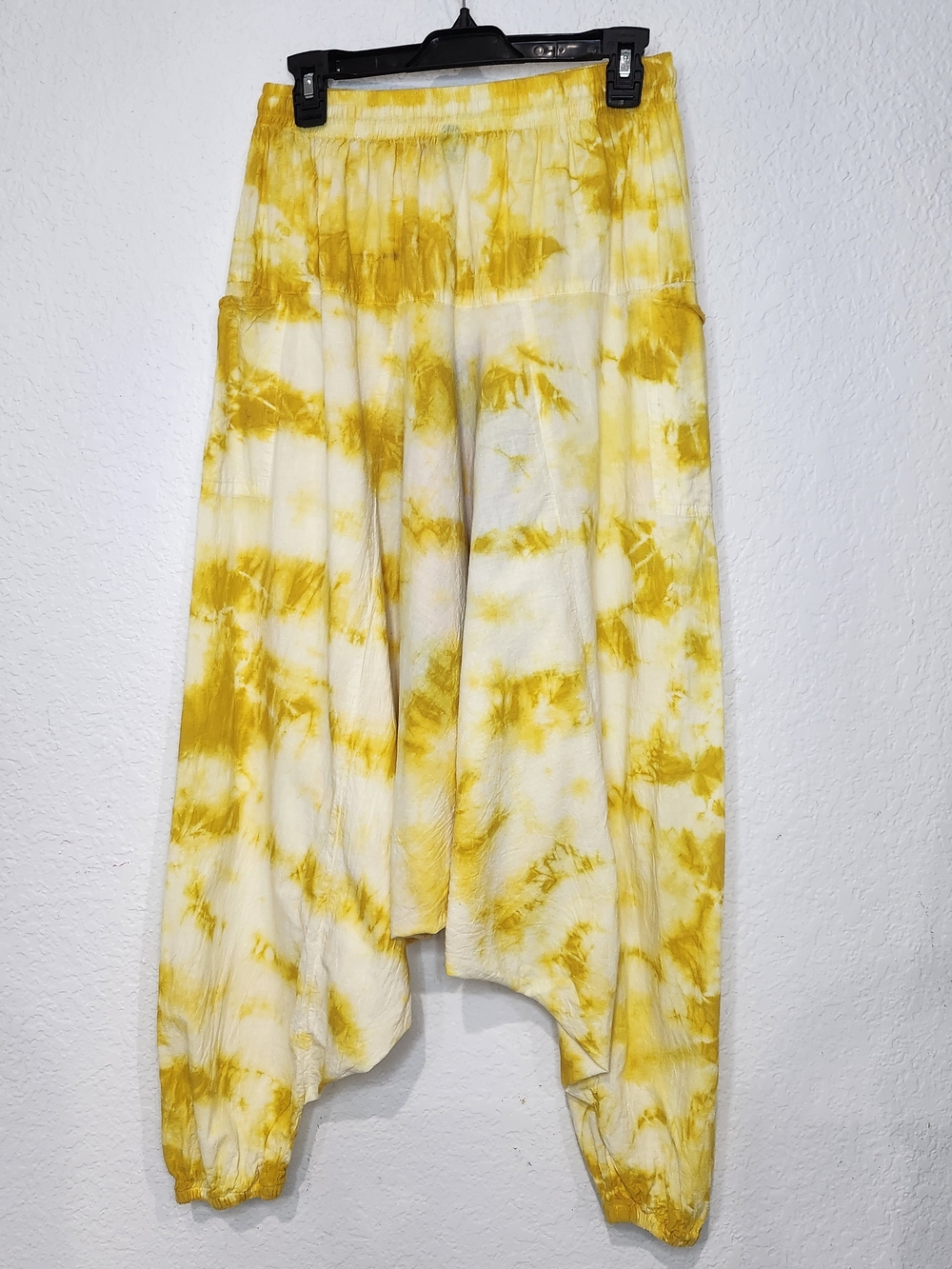 Yellow Tie-Dye Womenβs Pantsβ Relaxed Flowing Style